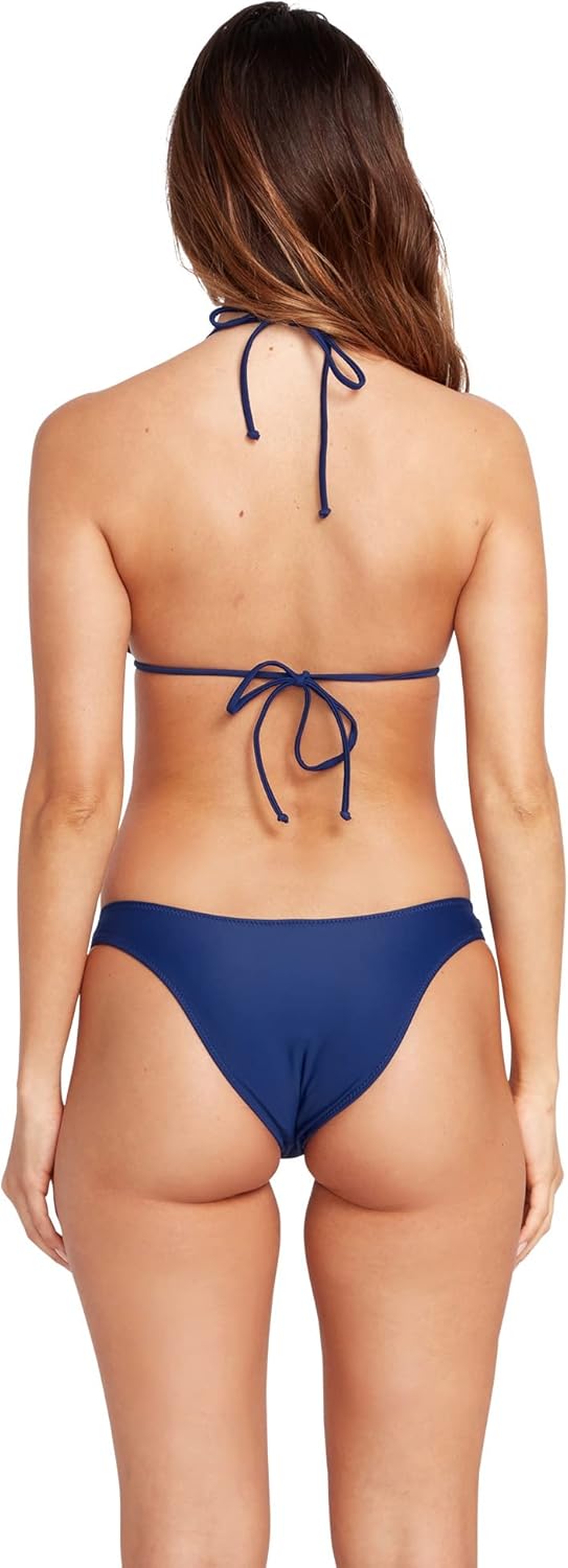 Volcom Womens Simply Solid Tri Bikini Top