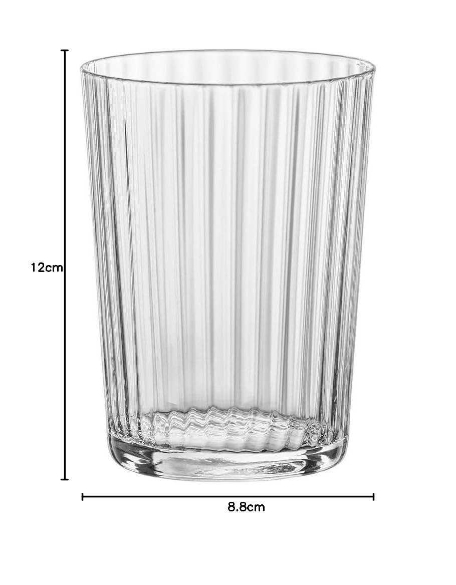 Bormioli Rocco Exclusiva - Juego de 4 vasos de agua y jugo, 50 cl