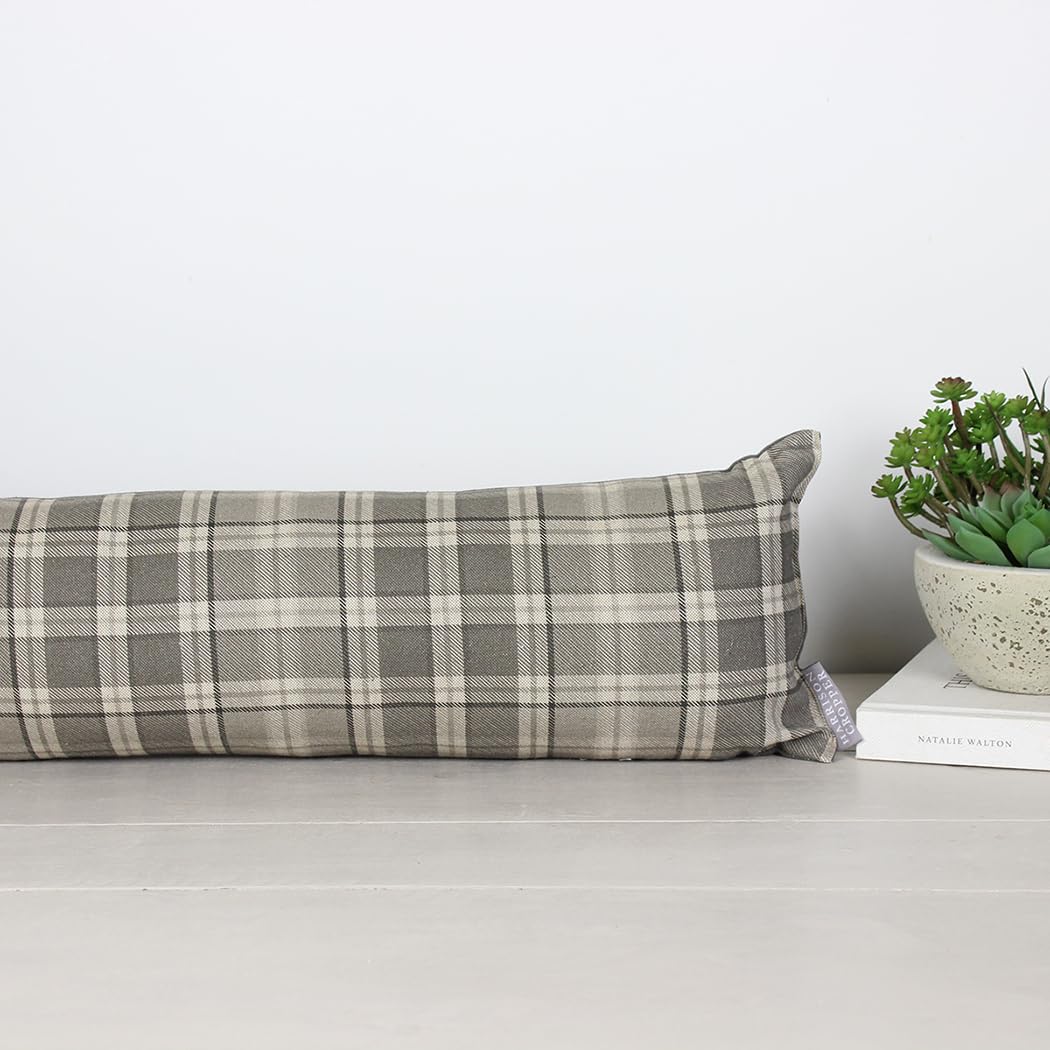 Harrison Cropper Highland Grey Check Tartan Draught Excluder