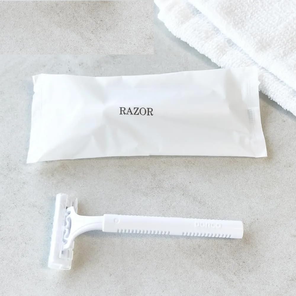 業務用 使い捨てカミソリ 800本 ホワイト 2枚刃 ホテルアメニティ 未使用 Amazon.co.jp: Razor カミソリ 使い捨て 業務用（RA二枚刃）100本入り