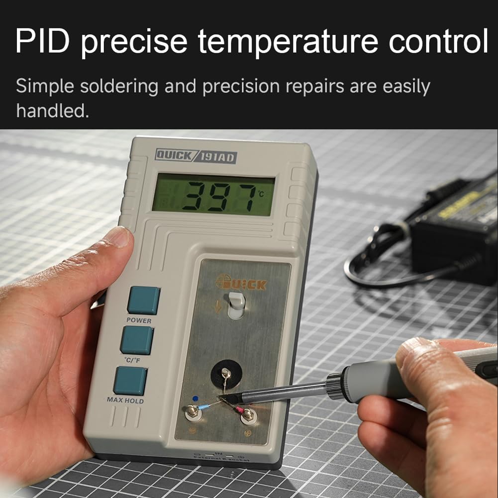 Portable Electric Soldering Iron Multifunctional Intelligent Soldering Welding Pen with Temperature Adjustment Function Suitable for Repairing and Maintenance Use