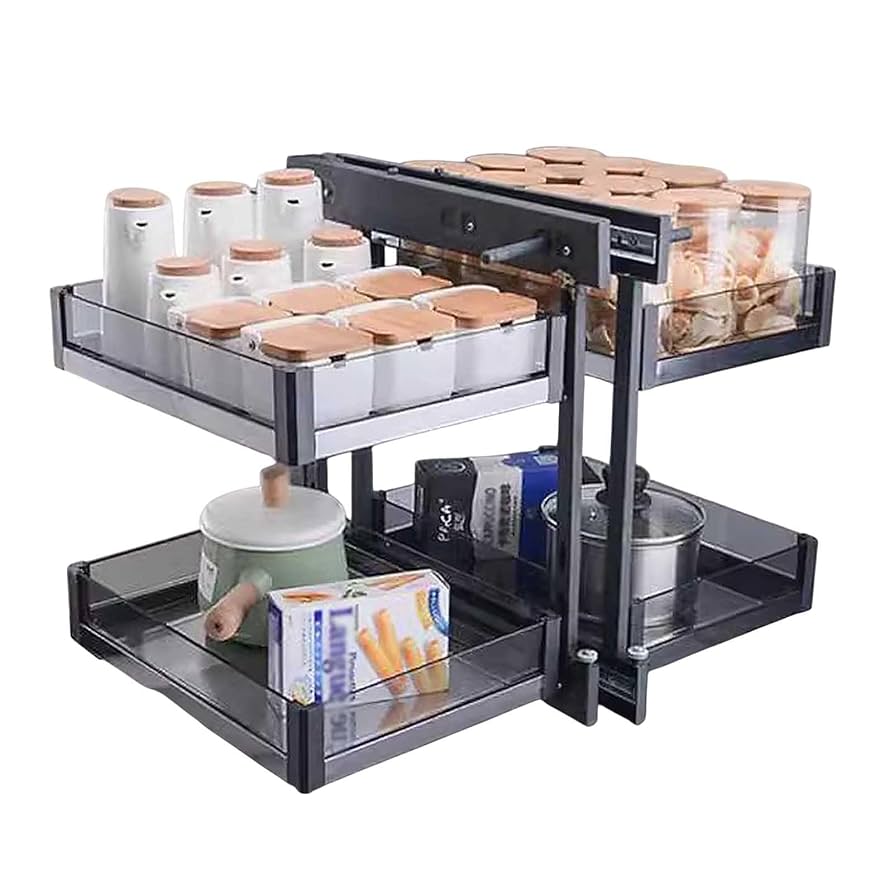 Kitchen & Food Storage | KuKoo RH Magic Corner Kitchen Pull Out Baskets Slide Out 90 100cm Unit 4 Metal Storage Drawers P E29349ee 1f6f 43b4 A927 6eafd4ccbe9e