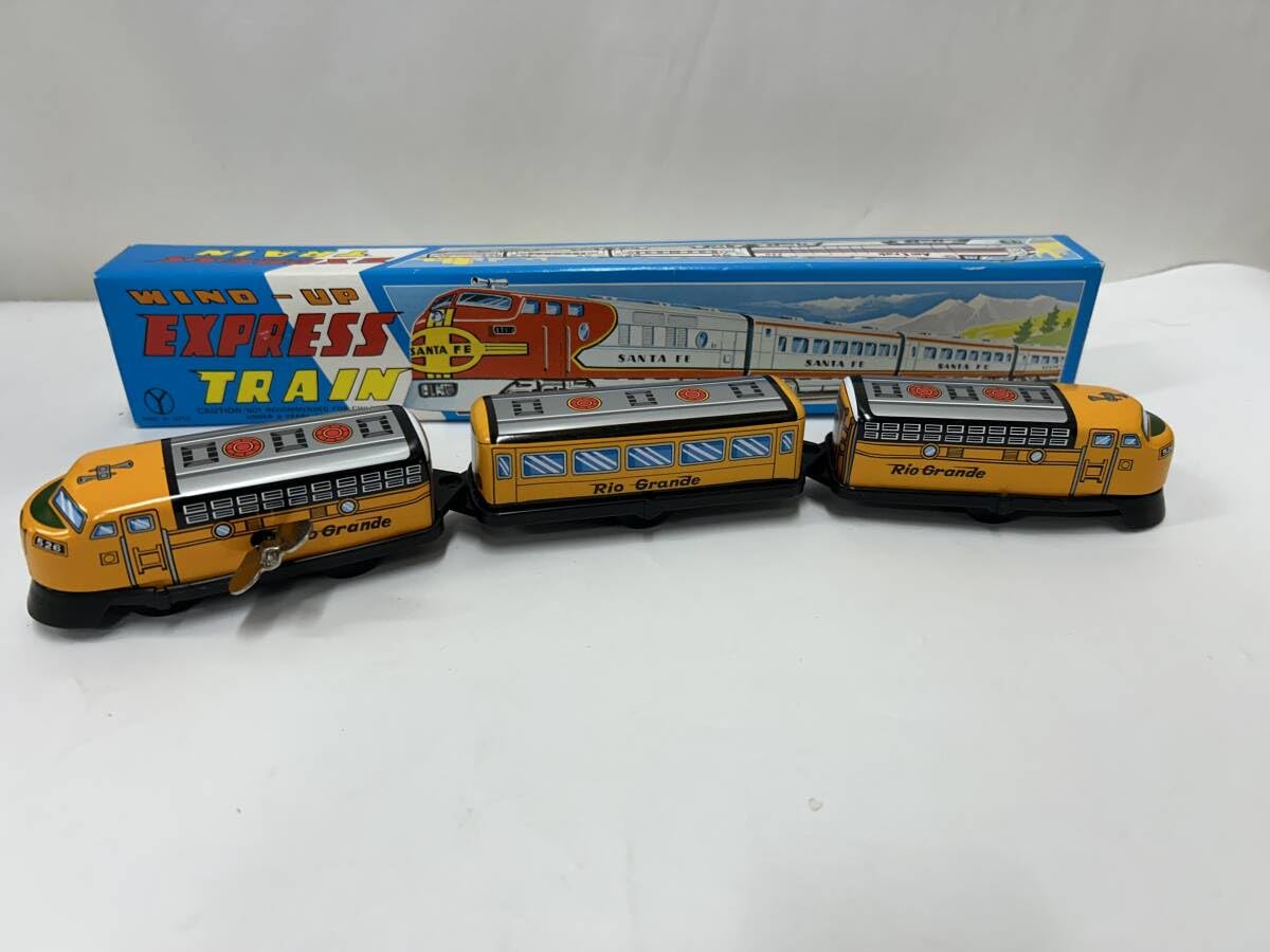 Amazon.co.jp: レトロなブリキ WIND-UP EXPRESS TRAIN 3両連結