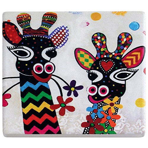 Maxwell & Williams Smile Style ZARAFA - Sottovaso a Forma di Giraffa, 9 x 9 cm, in Ceramica