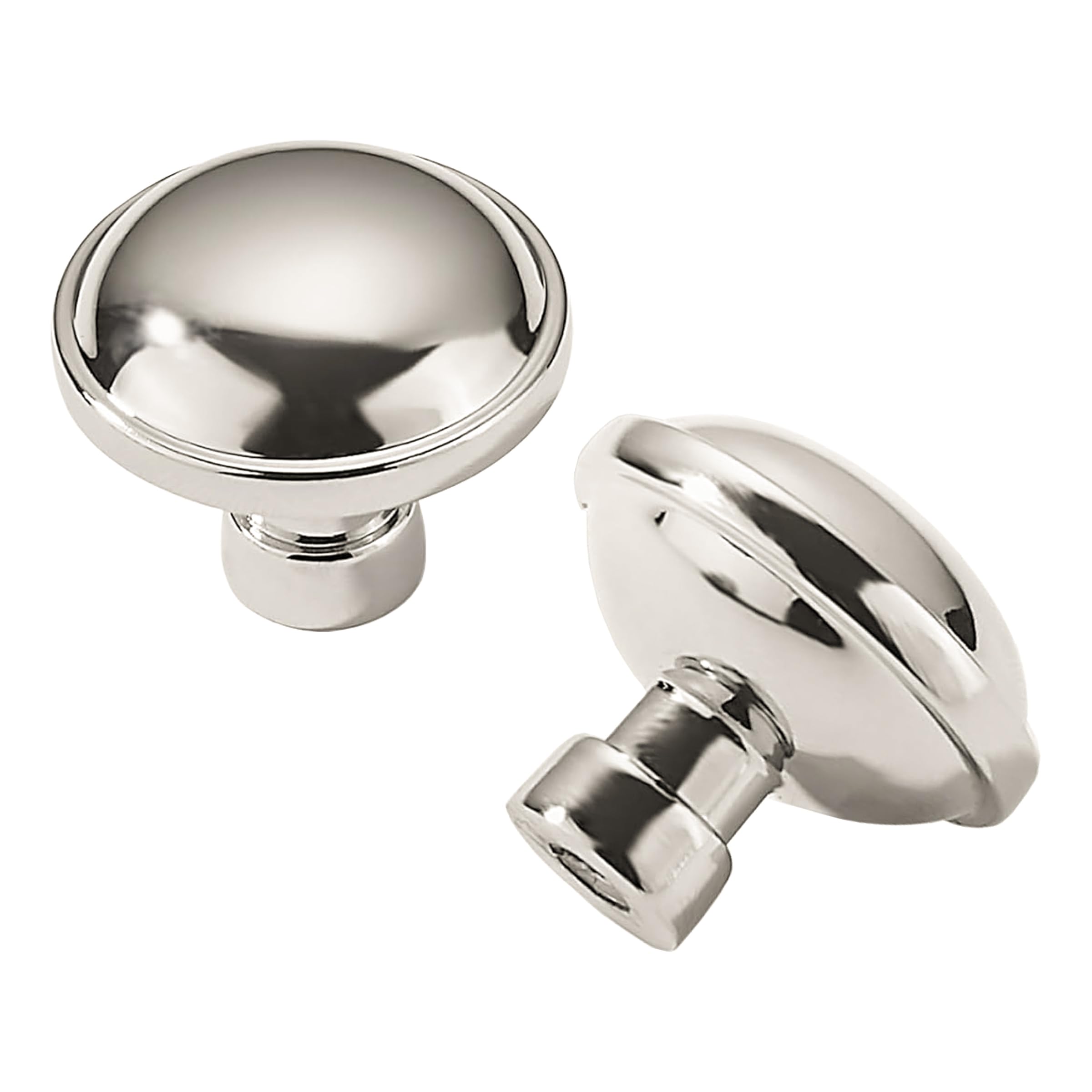 KHTUMEWARE 10 Pack Drawer Pulls 1-1/4 Inch Kitchen Cabinet Knobs Solid Round Dresser Drawer Knobs Dresser Knobs Drawer Knobs Simple Cabinet Hardware for Cupboard Drawer Pulls image