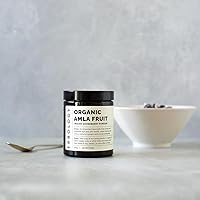 Vista 3 de Erbology Polvo orgánico Amla de 3.2 onzas, 45 porciones, grosella espinosa india, regeneración de la piel y el cabello, rico en vitamina C