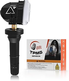 13598773 TPMS Sensor, 433 MHz Pre-Programmed TPMS Tire Pressure Sensors Fit for Buick Enlave Regal Lacrosse Chevrolet Silverado Impala Cadillac XT4 XT5 XT6 GMC Sierra Acadia 13594222, 1pcs