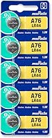 Vista 1 de Murata Batería LR44 AG13 357A 1.55V Pila de Botón Alcalina (5 Baterías)