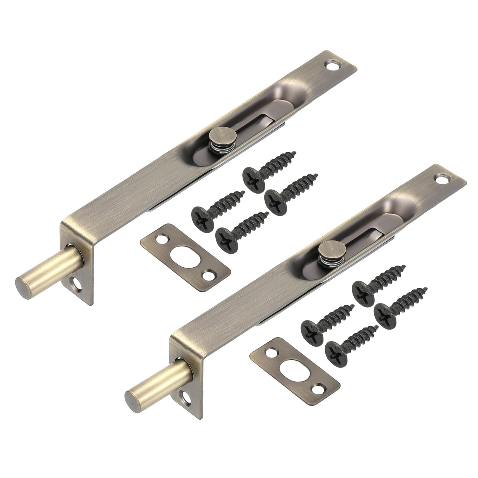 PATIKIL Flush Bolt 6" x 0.71"