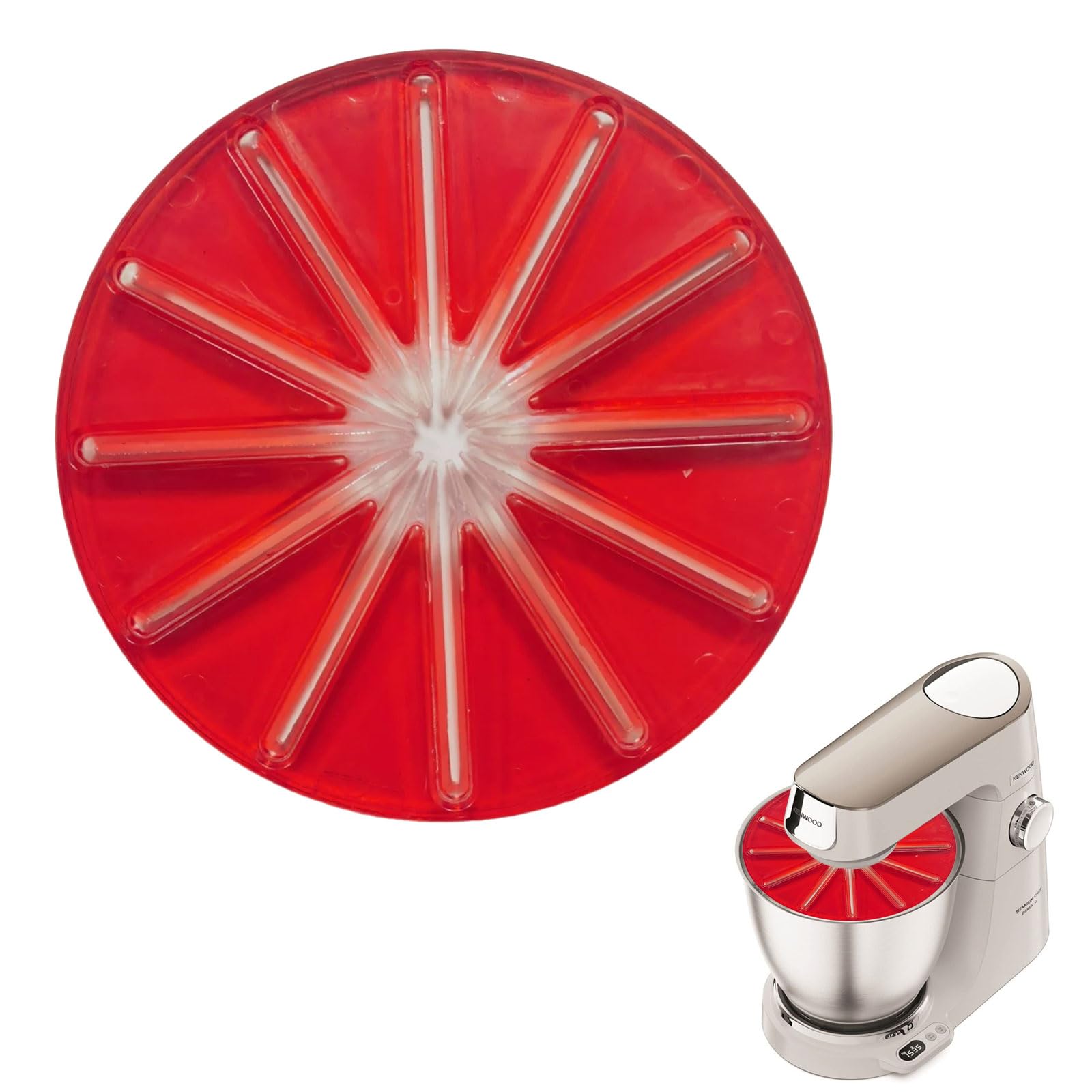 Standmixer Schneebesen Schaber Spritzschutz für 6-Draht Schneebesen Mixer Zubehö