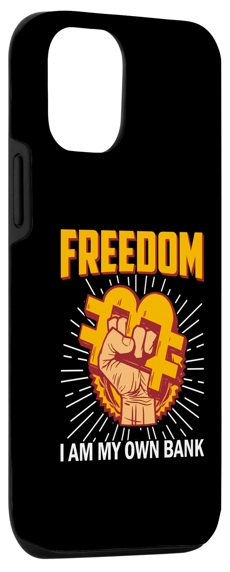 Amazon.co.jp: iPhone 14 フリーダム・アイ・アム・マイ・オウン・バンクビットコイン スマホケース : 家電＆カメラ