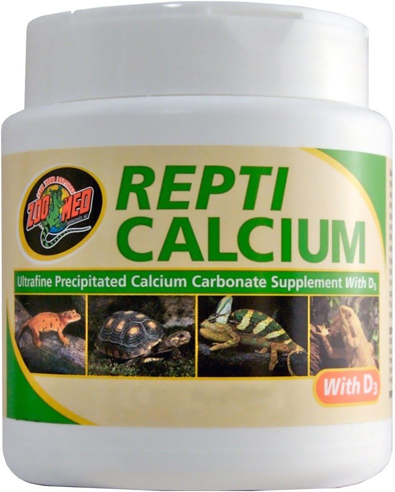 Zoo Med Reptile Calcium with Vitamin D3, 48-Ounce