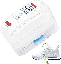 MOROVIK Shoe Cleaner Brush, Powerful 2-in-1 Multifunctional Shoe Cleaner Brush, Shoe Scrub Brush, Non Wash Deep Cleaning Sneaker Brush, White Shoe Cleaner - Sports Shoe Care Kit (1) Plastic