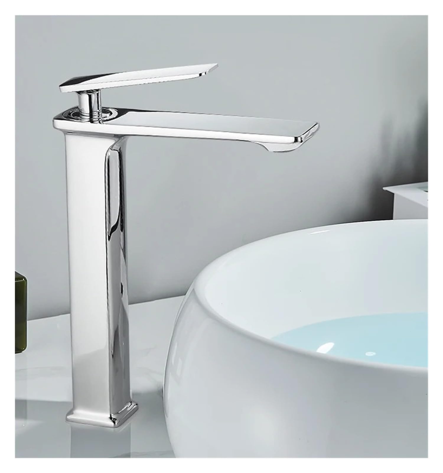 Mitigeur lavabo eau chaude et froide chrome pour salle de bain
