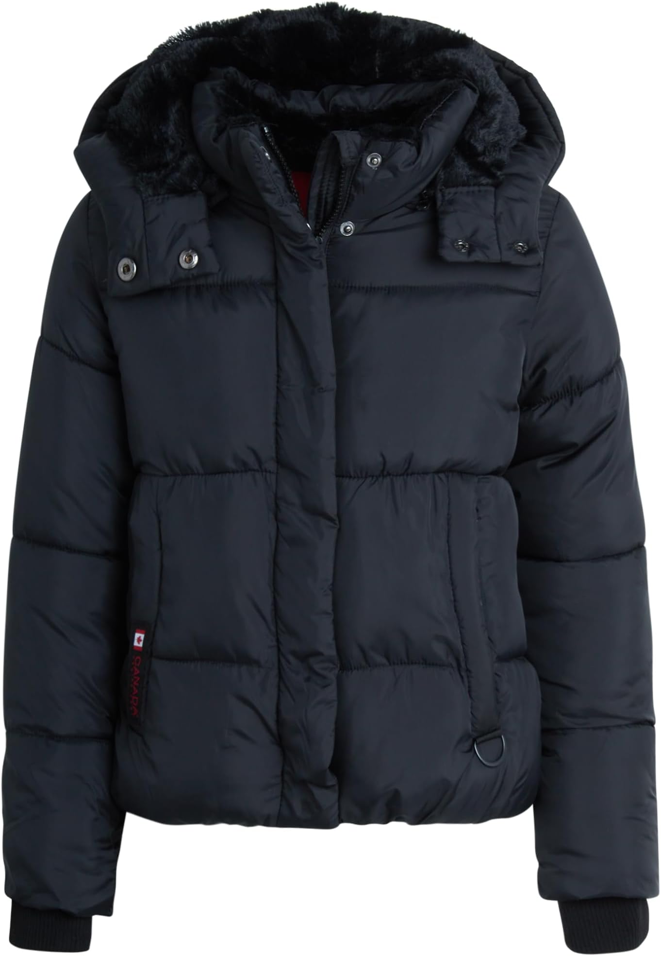 CANADA WEATHER GEARGirls' Winter Coat - Heavyweight Quilted Puffer Parka - Weather Resistant Insulated Ski Jacket (7-16)