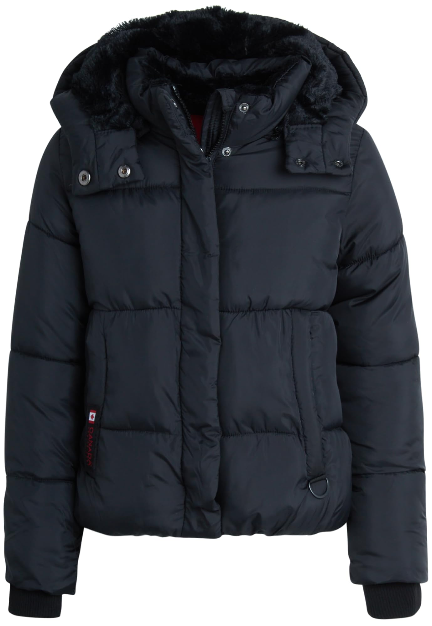 CANADA WEATHER GEARGirls' Winter Coat - Heavyweight Quilted Puffer Parka - Weather Resistant Insulated Ski Jacket (7-16)