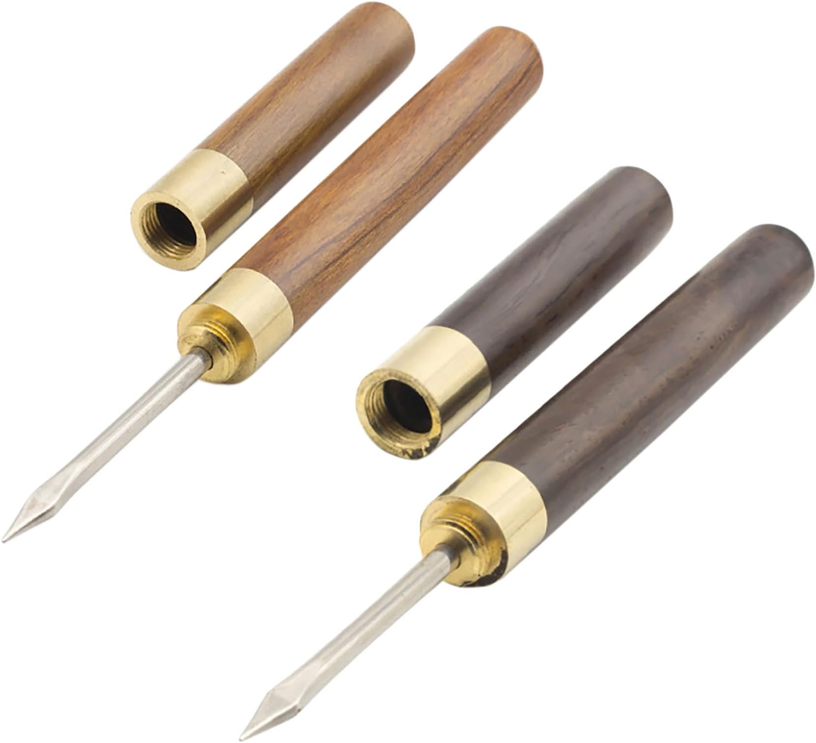 9-Inch Ice Pick With Wooden Handle & Cover – Stainless Steel Ice Breaker For Kitchen, Bar, Camping, Red