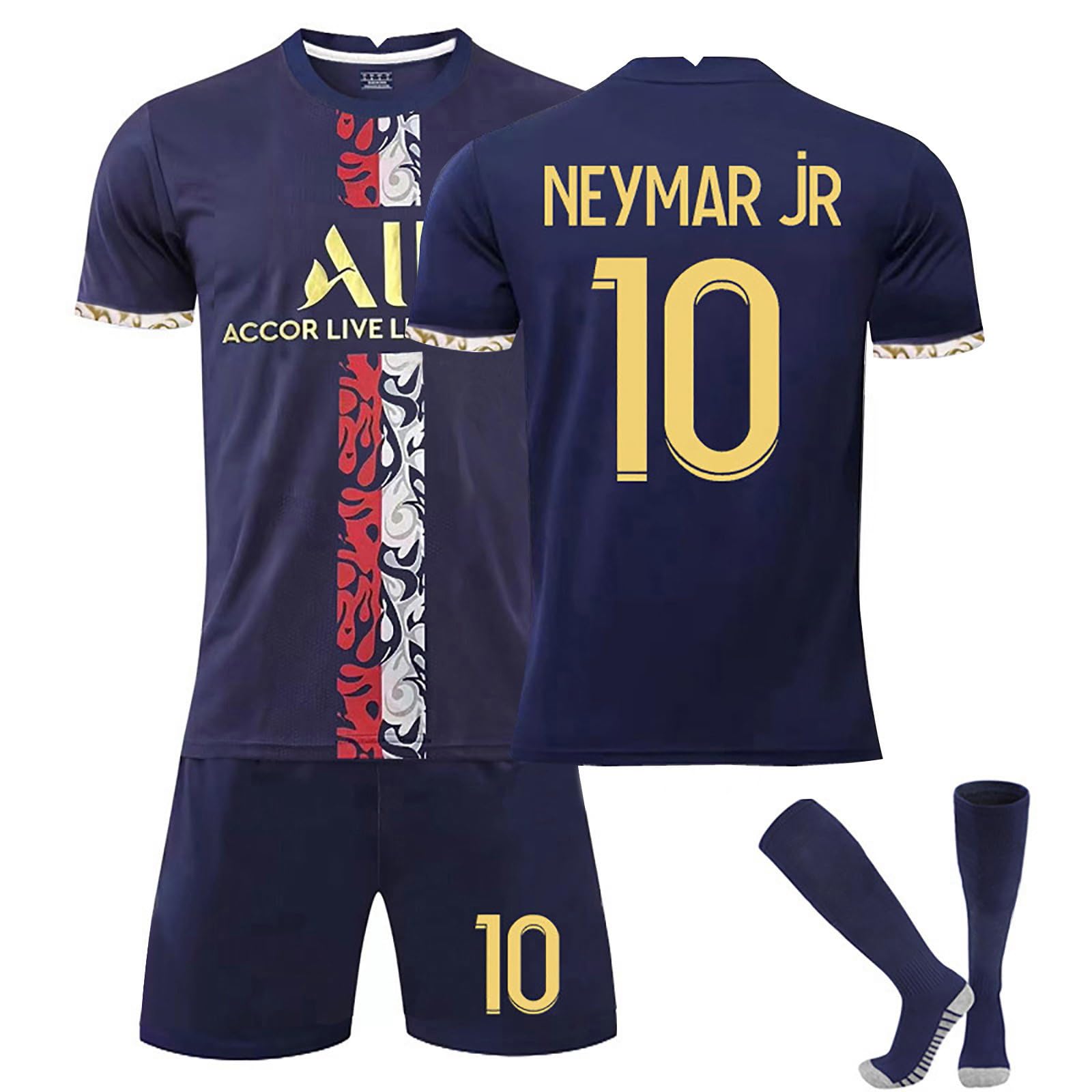 Genérico Camiseta de Fútbol, Camiseta de fútbol para niños, No.10 Conjunto Camiseta De Fútbol, Ropa Futbol Niño Infantil/Adulto 2023 2024