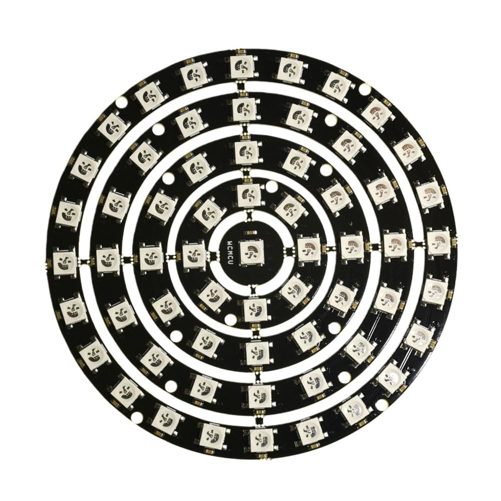 UDSKNV[KSL Programmable Light Circle Module RGB LED Ring,5050 Full-Color 61-Bit WS2812 DIY Lighting Projects
