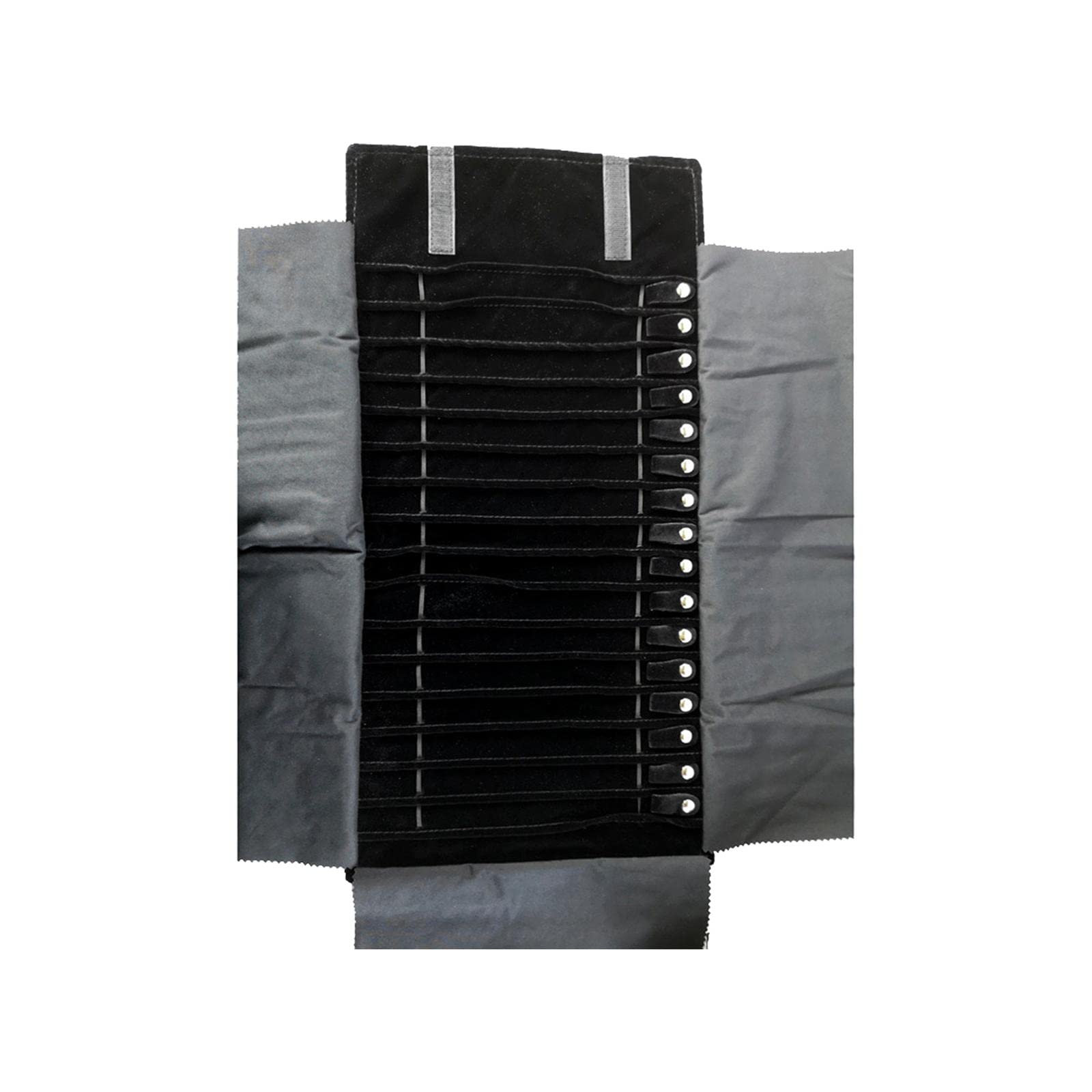 Astuccio Arrotolabile per Gioielli, Grande capacità, Multifunzionale, Portatile, Organizer per Collane
