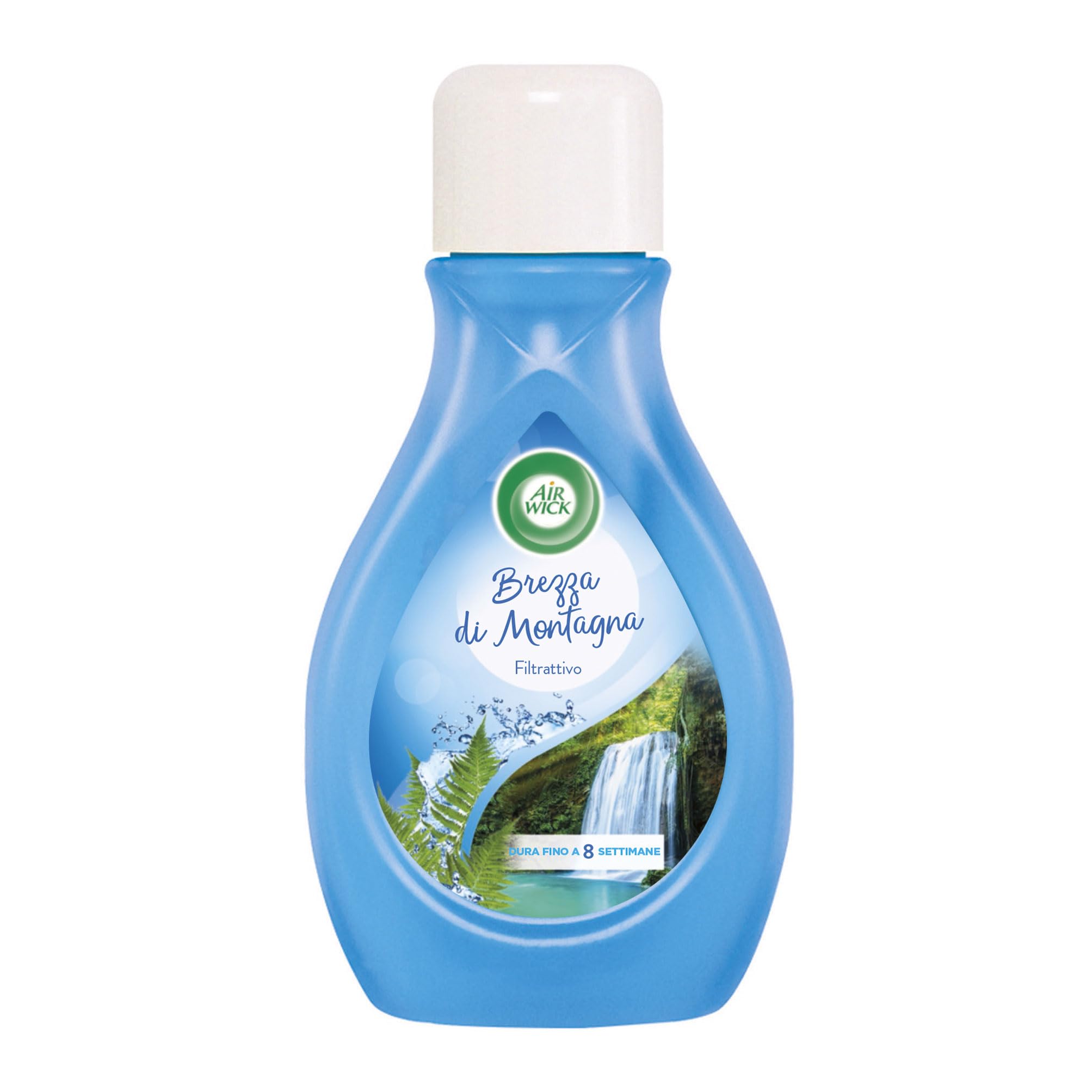 Air Wick Deo Filtro Attivo - 12 unità da 375 ml, 6 Lavanda in Fiore, 6 Brezza di Montagna