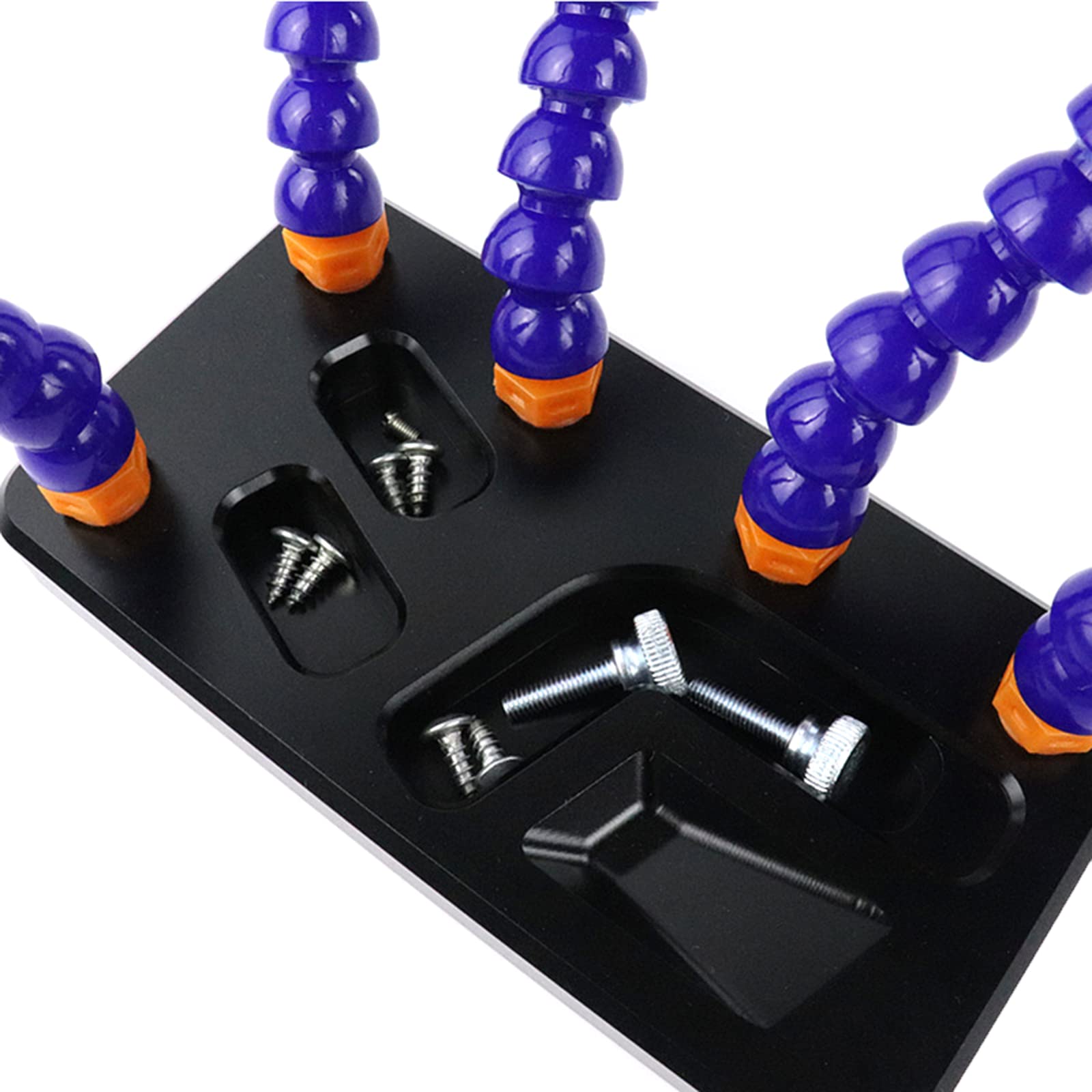 Soporte de soldadura profesional de tercera mano, soporte para PCB, cinco brazos para ayudar a las manos, joyería, pasatiempos, taller, ayudar