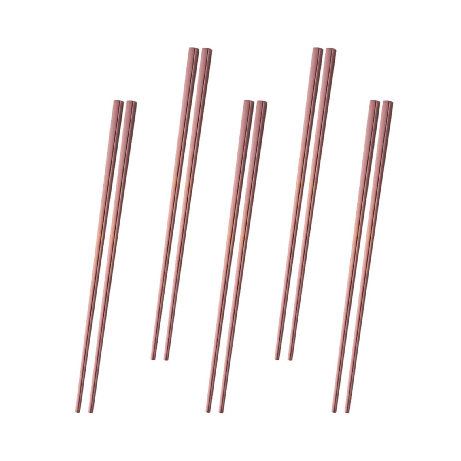 Amazon | TUPMFG 箸 ステンレス箸 韓国箸 5膳セット 18-8ステンレス製