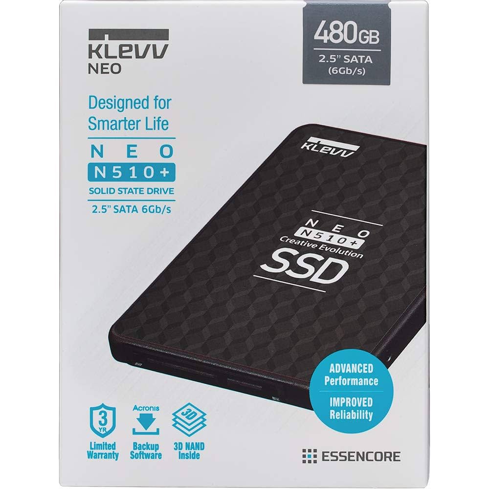 Amazon | KLEVV SSD 480GB 3D 72-Layer NAND Flash採用 SATA3
