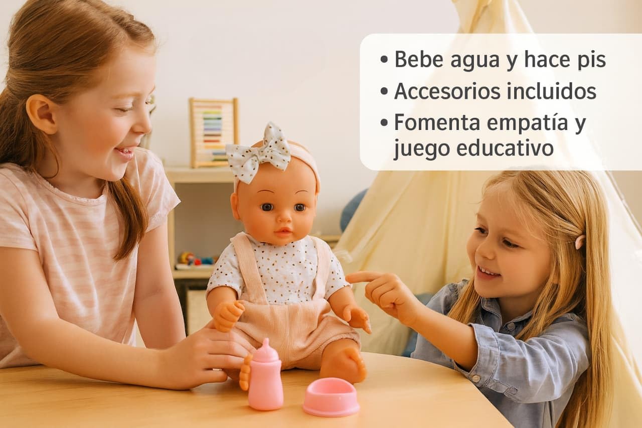 Interaktywna opaska na głowę o długości 35 cm - Woda pitna i IS - Zawiera akcesoria i emituje 12 prawdziwych dźwięków - Zabawka edukacyjna dla chłopców i dziewcząt od 3 lat