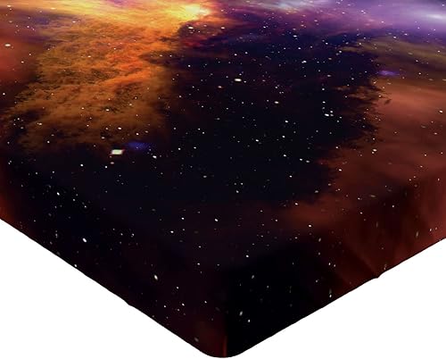 Miniatura 9 de Lunarable Sábana bajera ajustable de dragón, fantasía medieval y caballeros oscuros, imagen del castillo de la fortaleza, ropa de cama de tela