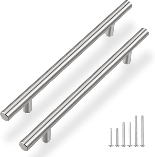 Manija con forma de T para cajones de la marca Gobrico pack de 30