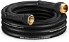 Short Garden Hose 15ft x 58, NON-EXPANDABLE Heavy Duty Premium Flexible Water Hose, No Kink, Leakproof, Lightweight Hybrid Hose with Male to Female Fittings for Household、Backyard