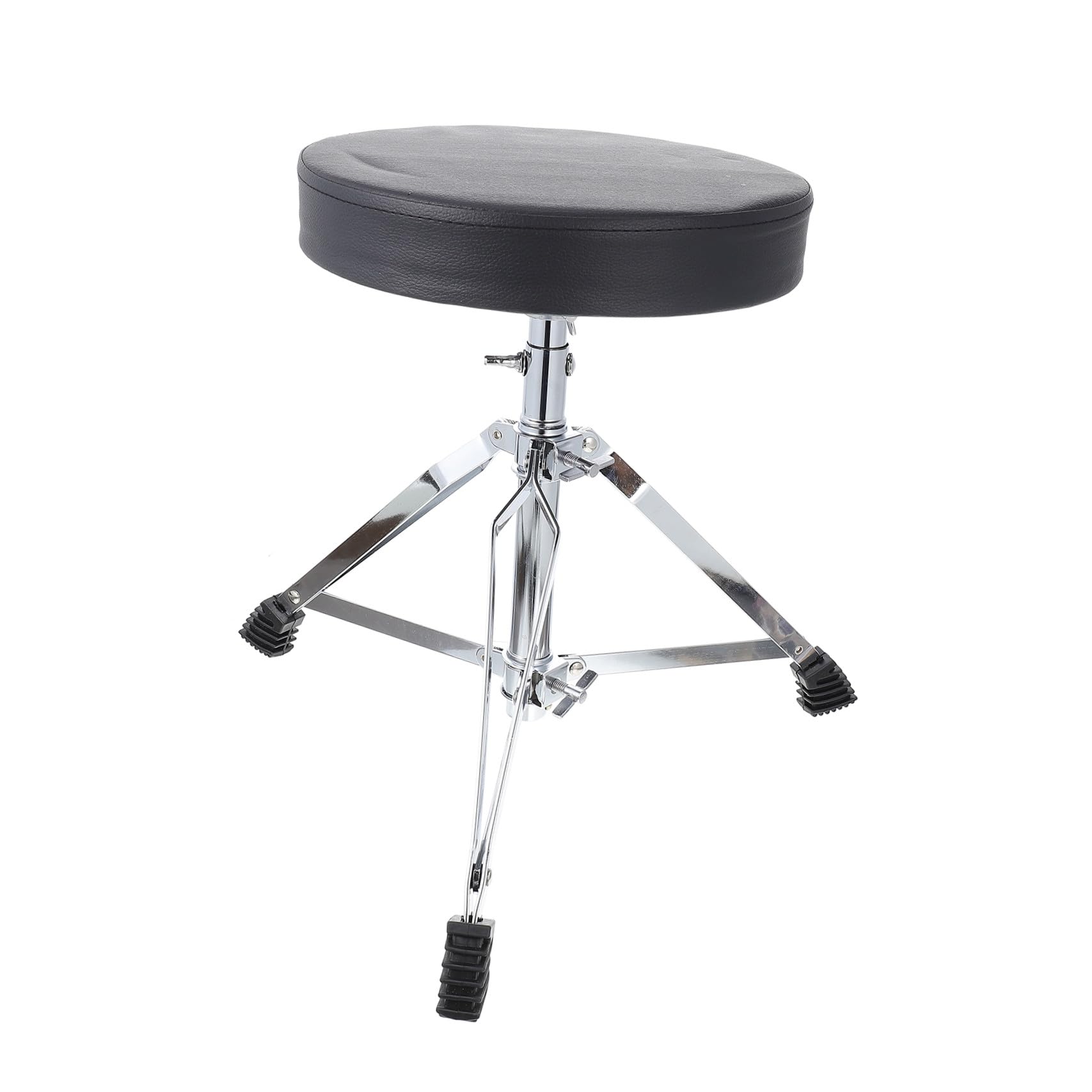 Yardwe Taburete Ajustable para Batería, Estructura de Aleación y Asiento de Cuero