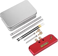 Vista 1 de Carpintería Lineal Scriber Mortaja Calibre Regla Cabeza Doble Cabeza Aleación de Aluminio Mano Carpintero Herramienta Rojo Para Carpintero