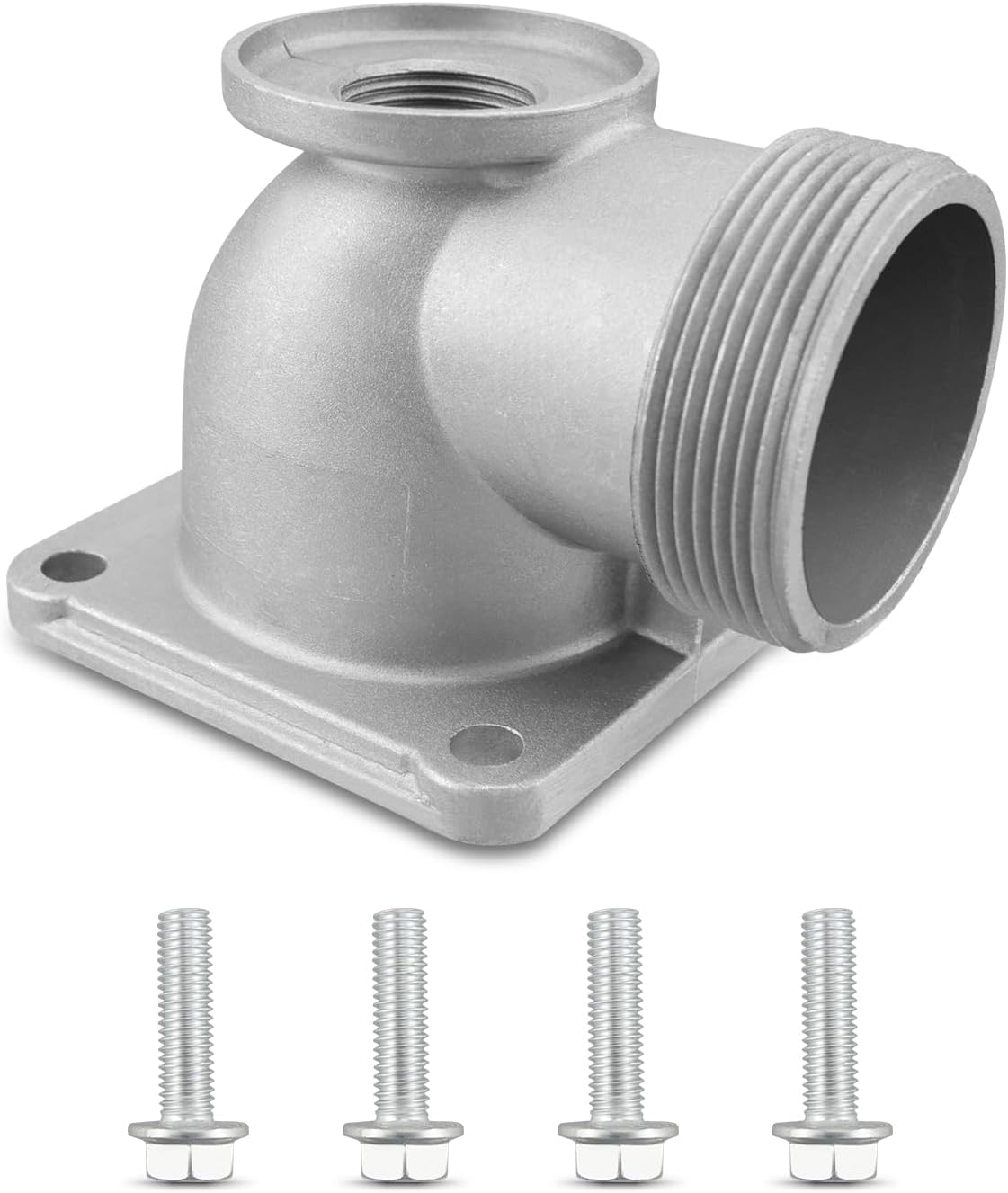 63405 56160 NPT Threaded Outlet with 4 Bolts Fit for Predator 2 Inch 212cc Engine Semi-Trash Water Pump