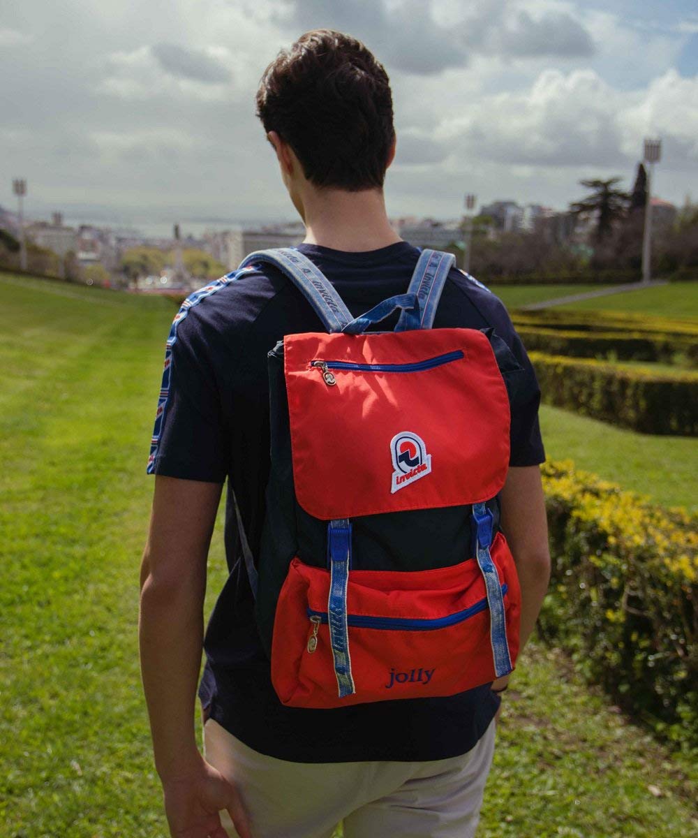 Invicta Jolly Vintage Pratica Backpack per Viaggi - Dettaglio