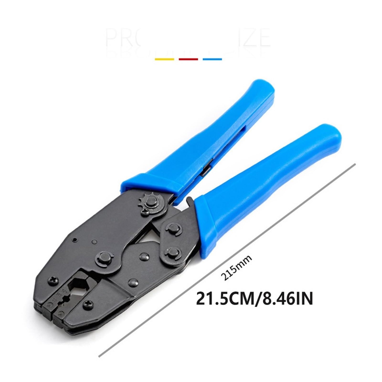 Crimpatrice A Cricchetto Pinza A Crimpare Strumenti For Ghiere Spellacavi A Cricchetto Maniglia di comando comoda(Red)
