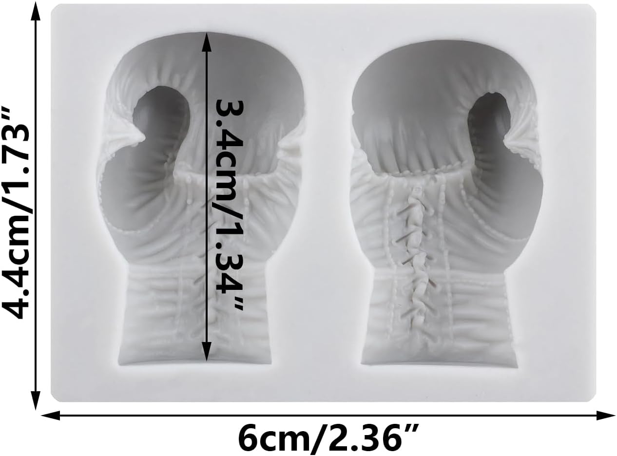 Boxing Gloves Polymer Clay Molds Boxing Gloves Silicone Mold