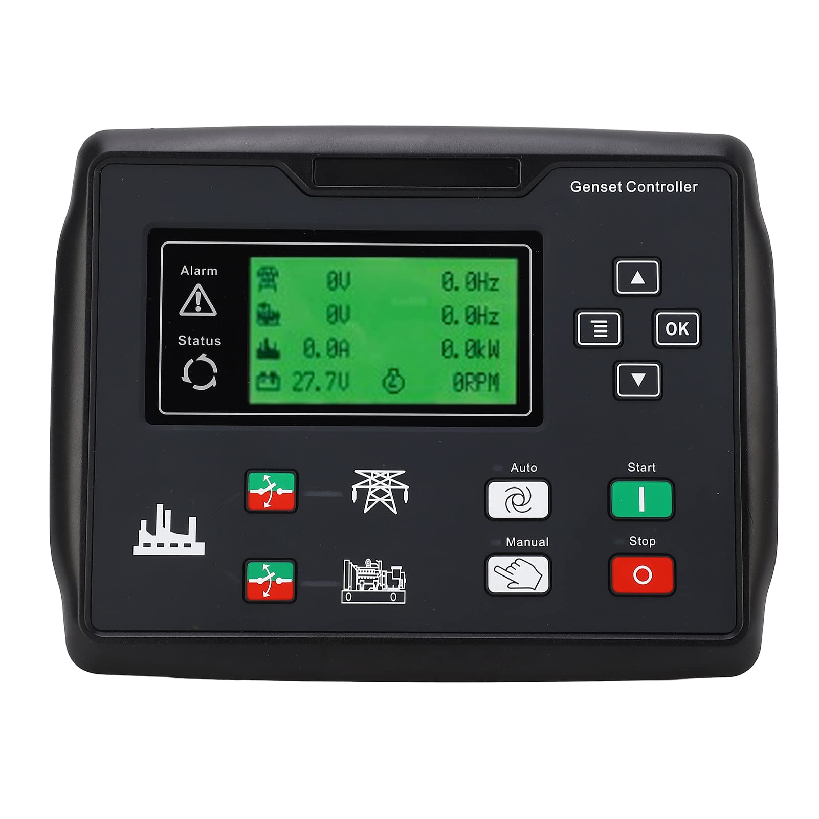 Controlador de Generador Diésel, Tecnología de Micromecanizado de Arranque Automático con Soporte en Varios Idiomas, para Sistemas de Control Automático Industrial