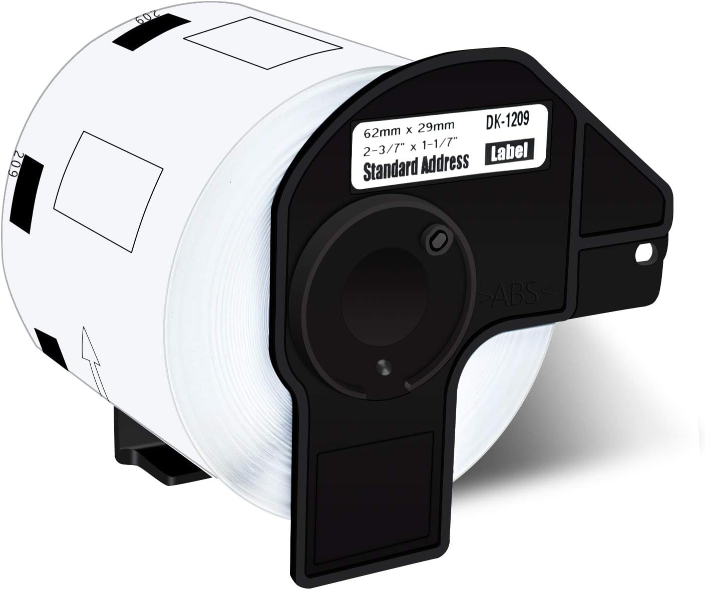 USUPERINK (10 Roll,800 Labels/Roll) Compatible for Brother DK-1209 DK1209 1.1'' x 2.4'' (29mm x 62mm) Die-Cut Shipping Address Mailing White Paper Labels for QL-1060N QL-1100 QL-1110NWB Label Printer