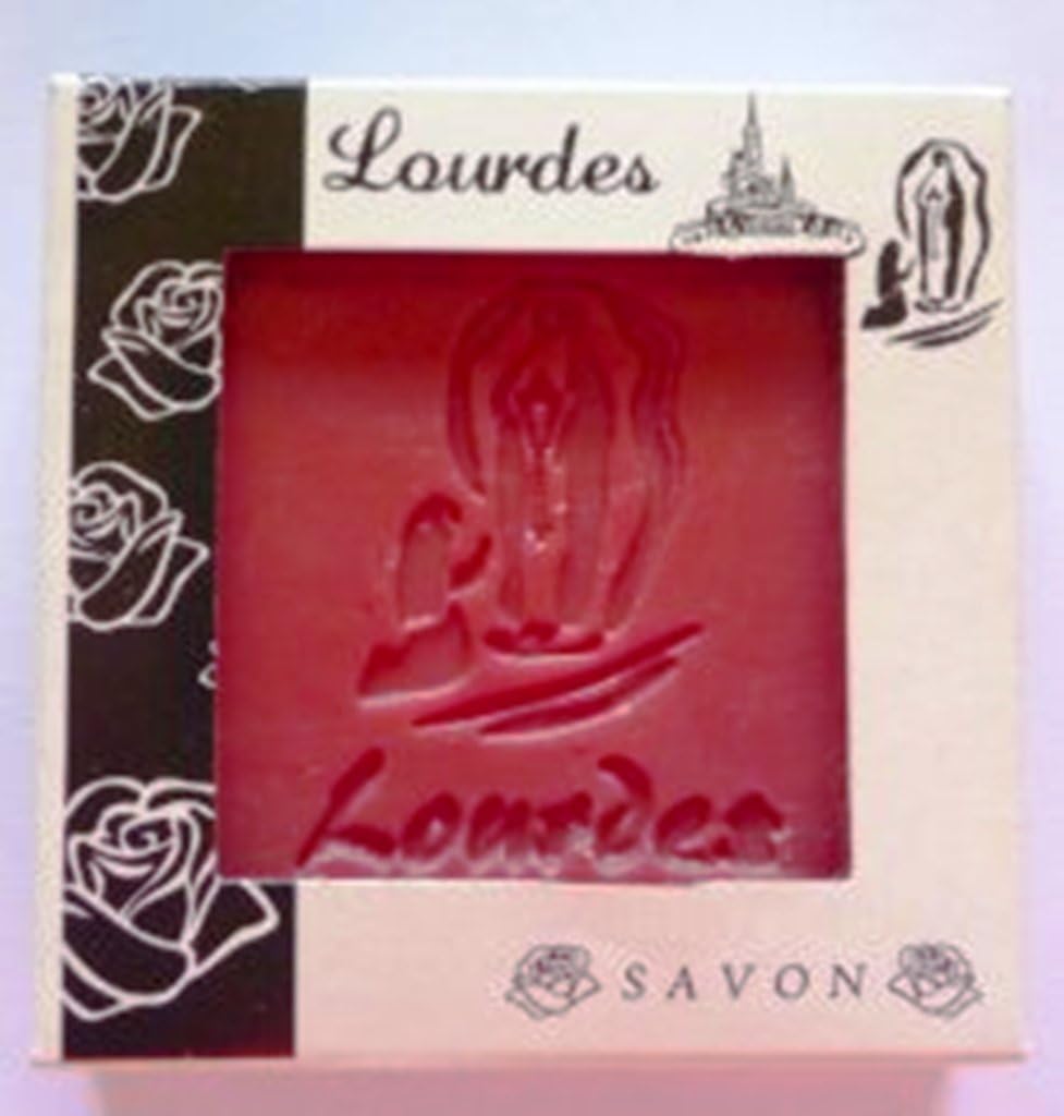 Our Lady of Lourdes Strawberry Scented Bar of Soap 100 Grams France