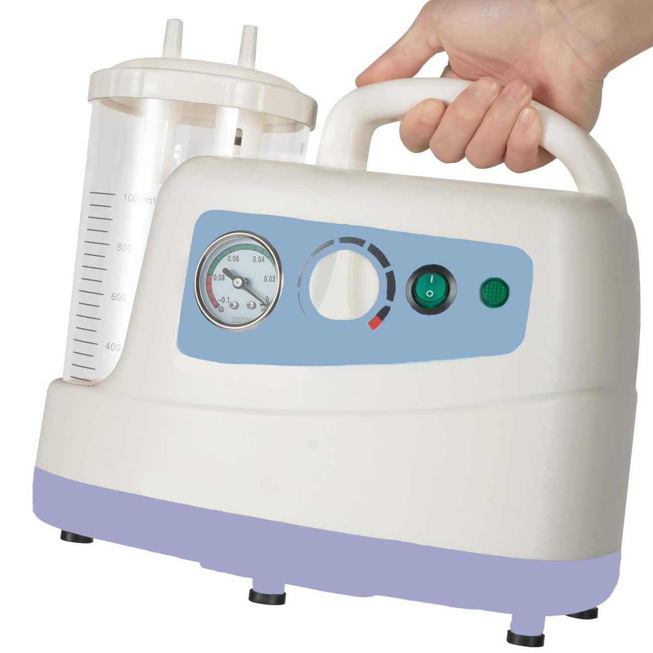 Macchina di Aspirazione Automatica per Catarro Medico, Contenitore di Aspirazione 1000cc, per Anziani E Bambini, Dispositivo di Attrazione Portatile