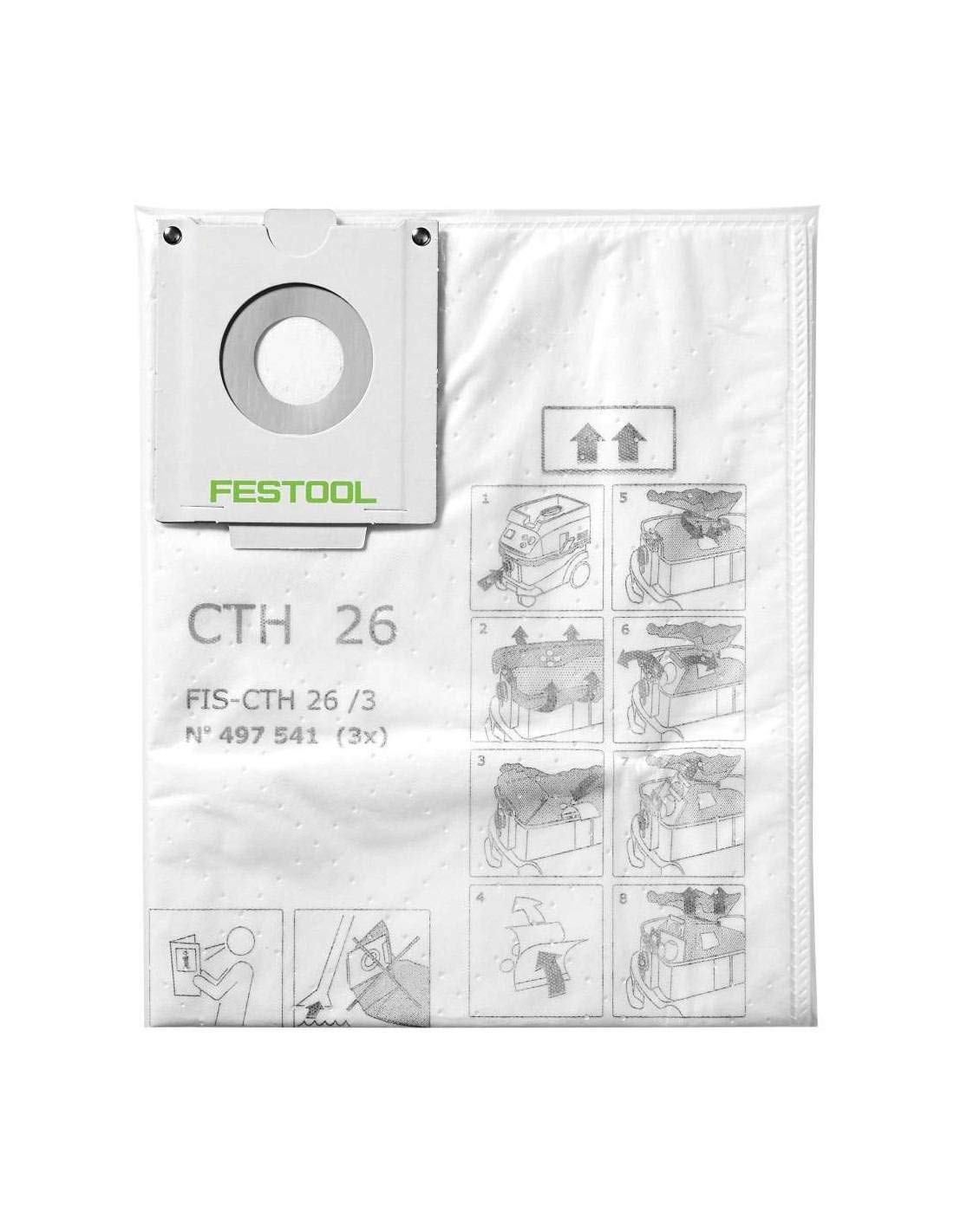 Festool Bolsa de filtro de seguridad FIS-CTH 26/3