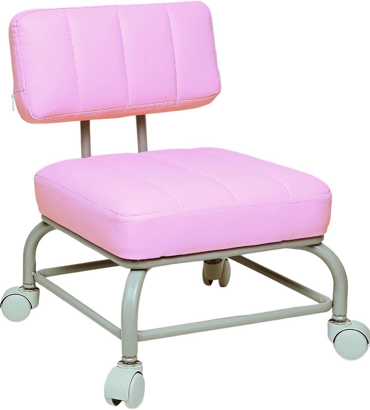 Amazon.com: Vapaa taide Rolling Stool with Backrest 450 Lbs High Weight ...