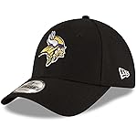 New Era NFL The League 9FORTY Adjustable Hat Cap One Size Fits All (Minnesota Vikings Black)