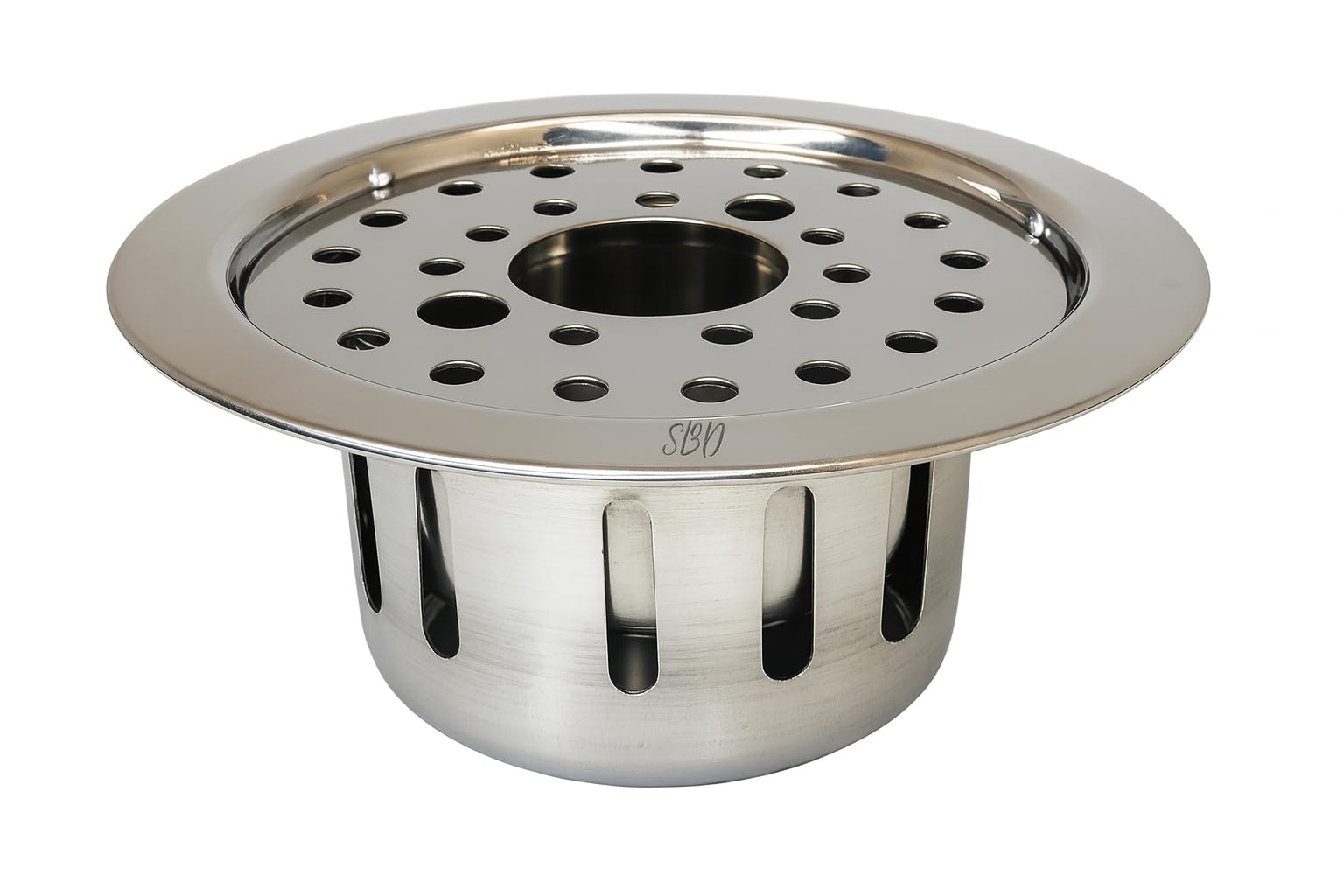 SBDStainless Steel Anti-Cockroach with Hole Jali (Chrome Finished, Grey)