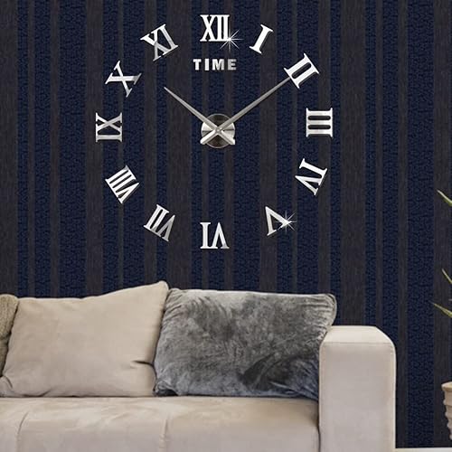 Miniatura 5 de KOPee Reloj de pared grande 3D Reloj de pared DIY Reloj de cuarzo Relojes de acrílico Espejo Pegatinas Horloge Murale Decoración del hogar 2022