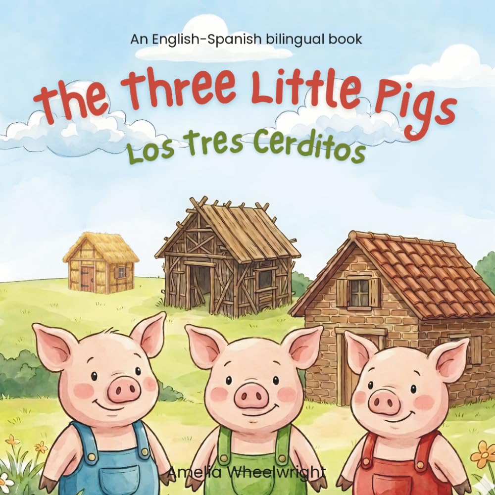 The Three Little Pigs (Los Tres Cerditos) – Spanish English Bilingual Book for Kids: Classic Fairy Tale for Ages 3–7 - Dual Language Learning Picture Book