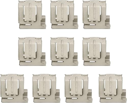 Tgoon Solar Rail Mounting Bracket, Zinc Aluminum Coating Solar Panel Installation Buckle Wear Resistance Practical Spring Steel Lightning Protection