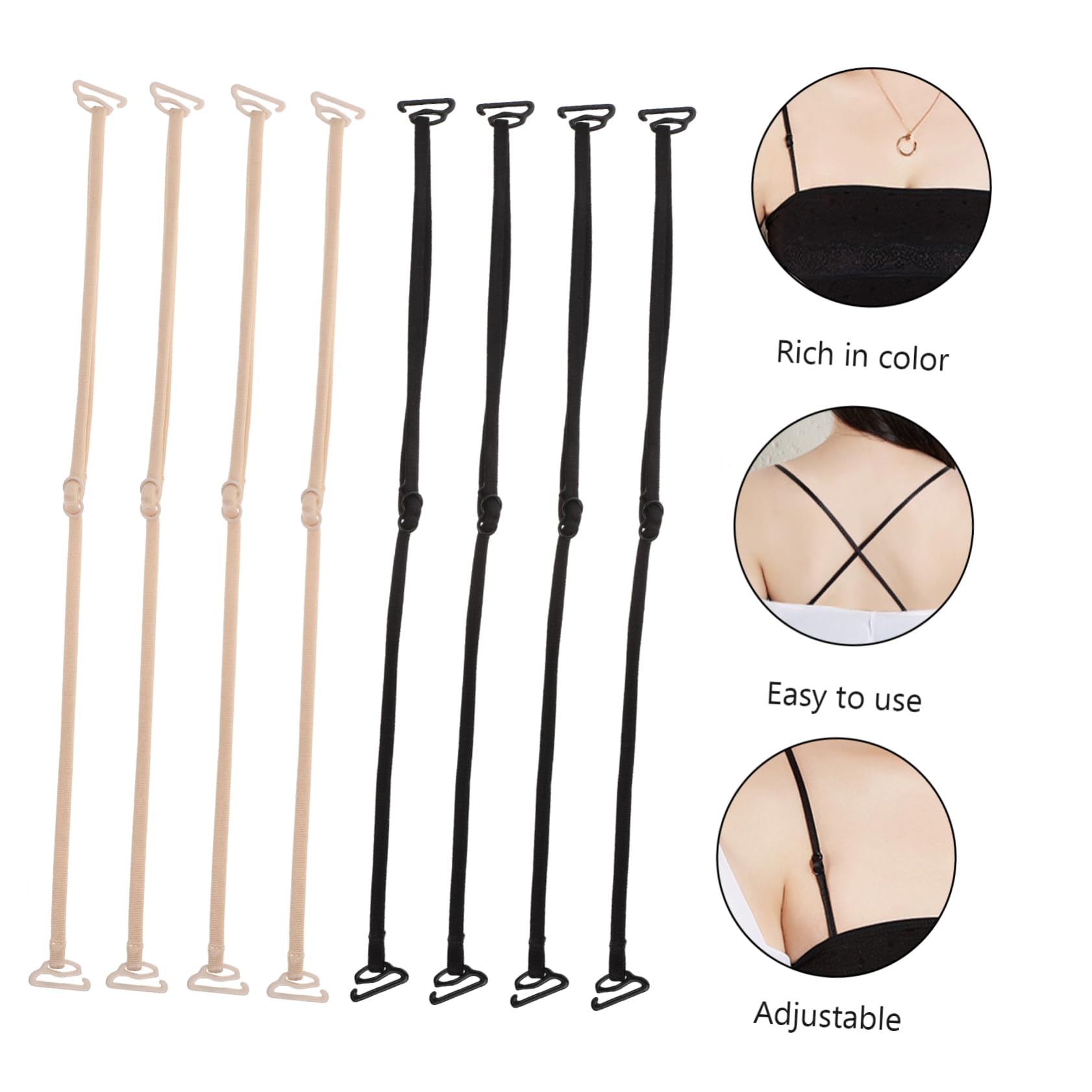 LIFKOME 32piezas Correas De Sujetador Ajustables Para Mujer Extensores Antideslizantes Aleatorios Para y Accesorios De Moda